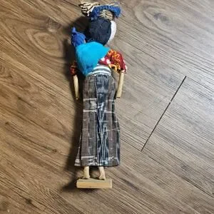 Toys | Vintage 7s Handmade Guatemalan Cloth Folk Art Doll Mother Child ...
